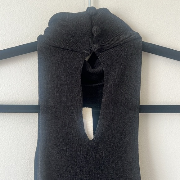 SOLD - NWT SER.O.YA Black Delta Midi Dress Bodycon Size Small Reg. $295 - Picture 7 of 13